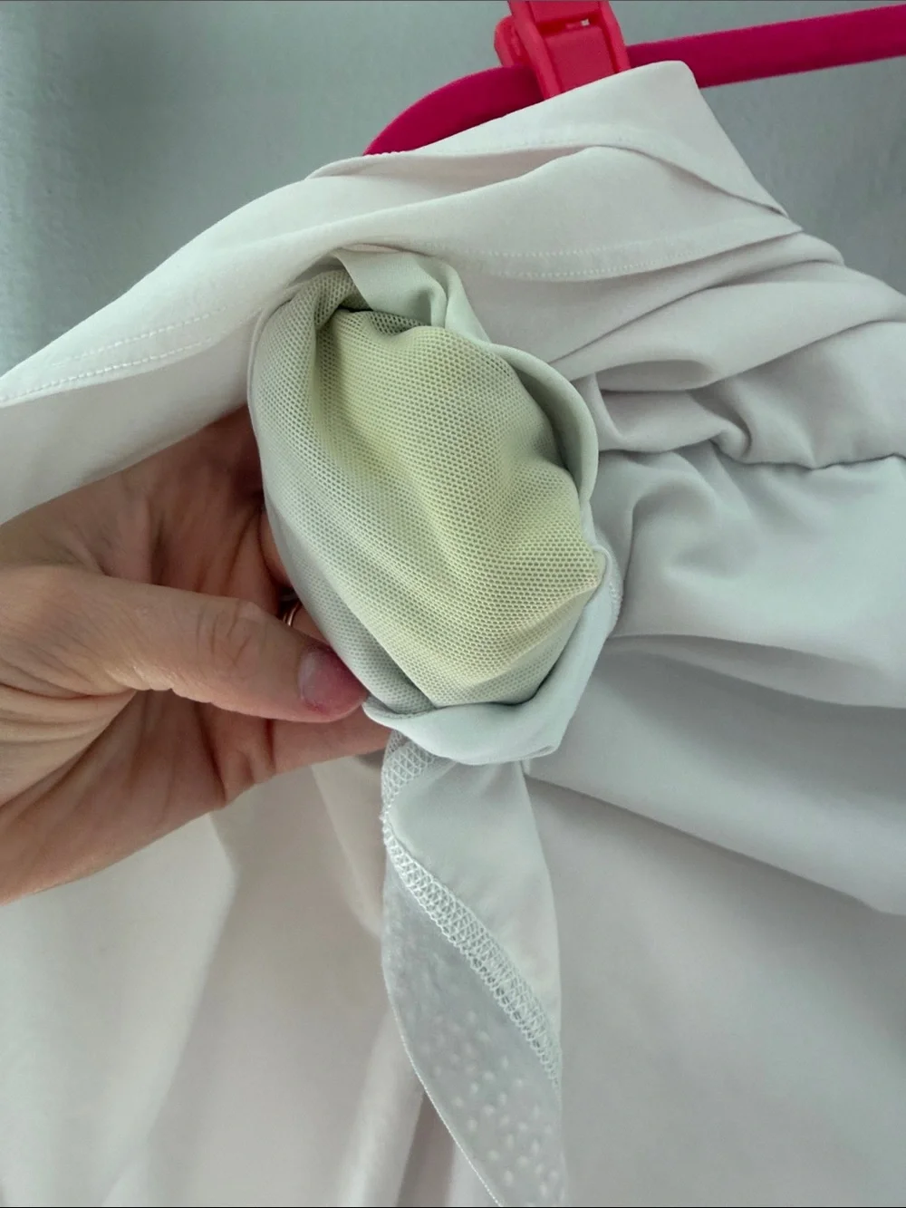 lululemon athletica wornout white layered skater skirt